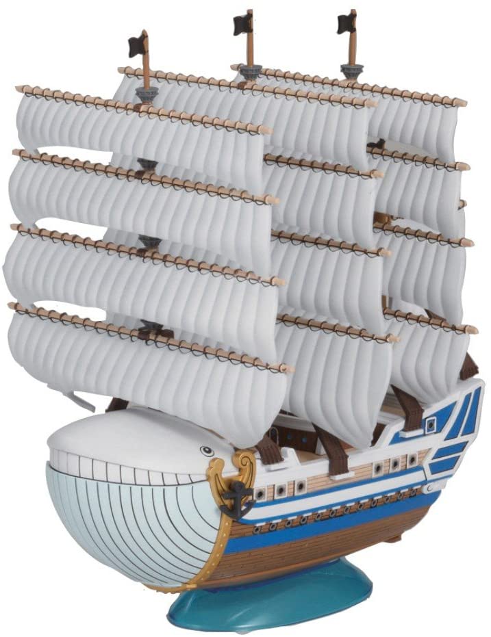 The translated product title is: "Bandai Model Kit One Piece Whitebeard Moby Dick Grand Ship Collection