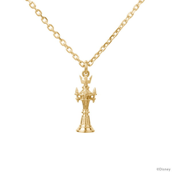 The translated product title is: "Piece of Prologue 'CROWN' K18 Yellow Gold 'Kingdom Hearts' | U-TREASURE