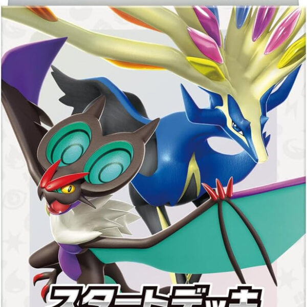 The translated product title is: "Pokemon Card Game Scarlet & Violet Starter Deck Generations Xerneas ex・Noivern ex