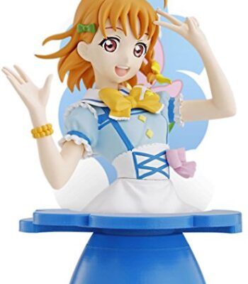 The translated product title is: "Takami Chika Bust Figure-rise Bust Love Live! Sunshine!! - Bandai
