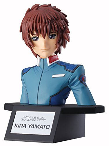 The translation of the product title into English is: "Kira Yamato Figure-rise Bust, Mobile Suit Gundam SEED - Bandai