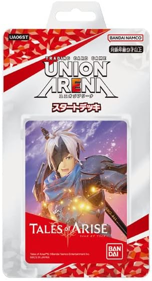 The translation of the product title into English is: "UNION ARENA 'Tales of ARISE' Start Deck UA06ST