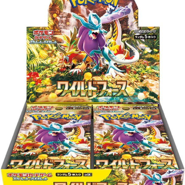 The translation of the product title is: "Pokemon Card Game Scarlet & Violet Expansion Pack Wild Force