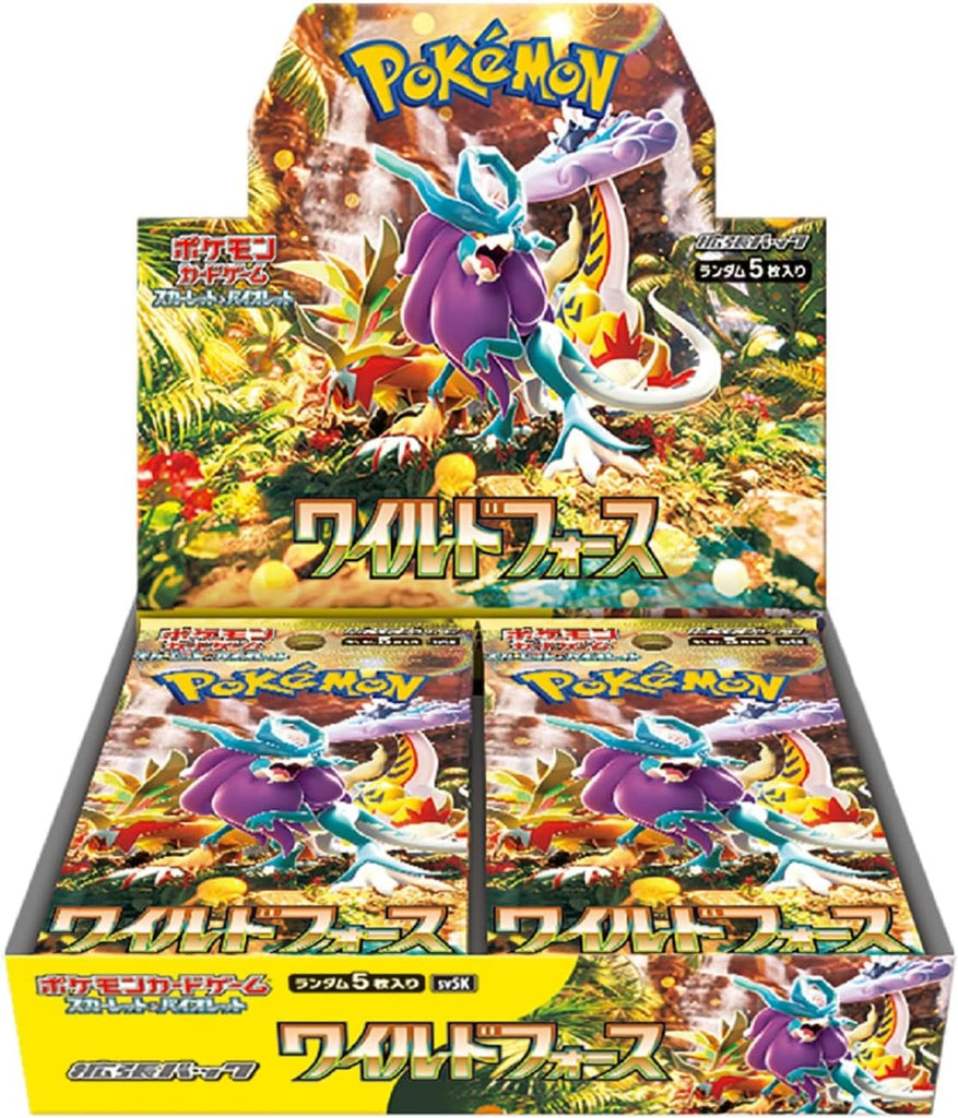 The translation of the product title is: "Pokemon Card Game Scarlet & Violet Expansion Pack Wild Force