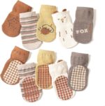 HAYAHARU Anti-slip Baby Socks 0-5 Years Old Fox SMALL