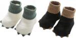 HAYAHARU Baby Fluffy Socks, Children's Socks, Fluffy, Cute, Thermal, Room Socks, Anti-Slip, Caramel, Newborn Socks, Sleeping, Cold Protection