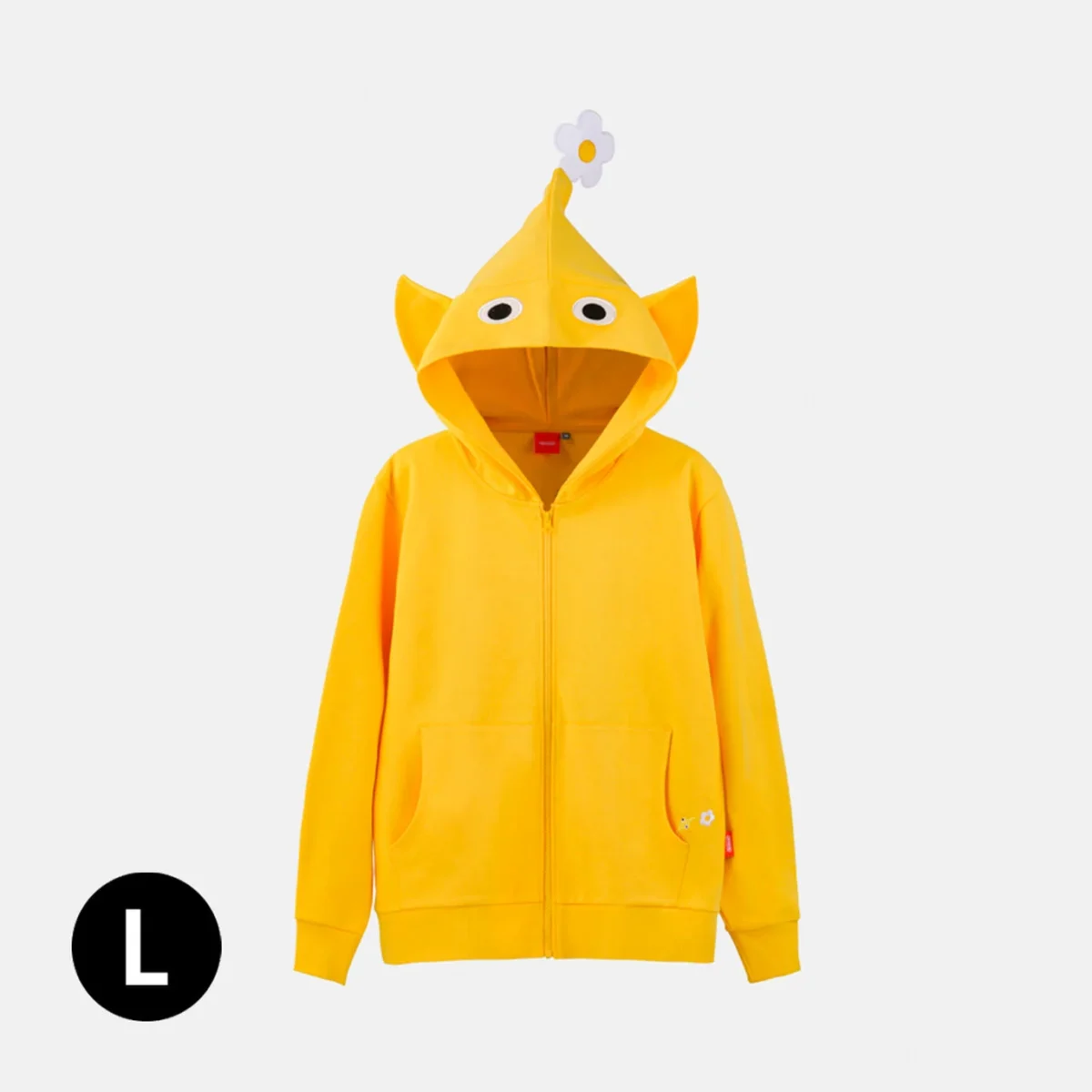 Yellow PIKMIN Hoodie LARGE - Image 1