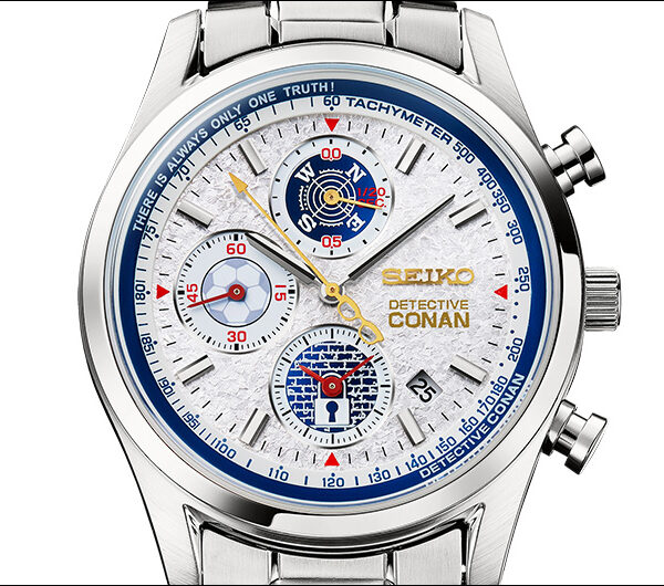 Detective Conan x SEIKO Chronograph with acrylic display stand M