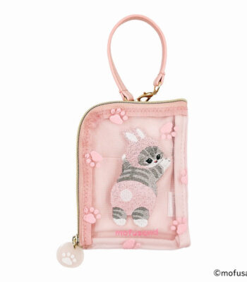 The product title "mofusand デイリーポーチ フロッキー(うさにゃん)" translates to "mofusand Daily Pouch Flocky (Bunny Cat)" in English