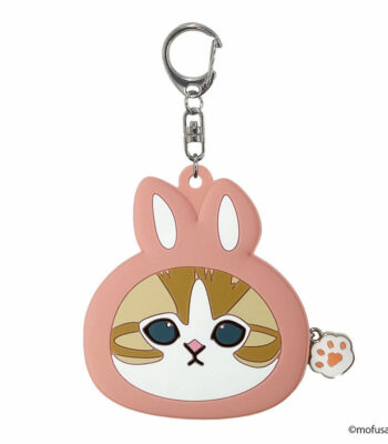 The product title "mofusand ミニシリコンポーチ(うさにゃん)" translates to "mofusand Mini Silicone Pouch (Usanyan)" in English. "Usanyan" refers to a character that combines a rabbit (usagi)...