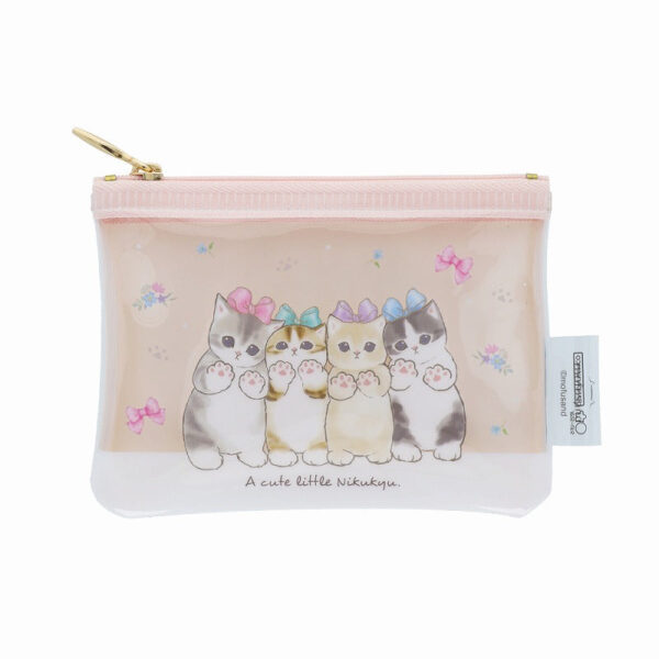 The product title "mofusand ミニポーチ(にくきゅう)" translates to "mofusand Mini Pouch (Paw Print)" in English