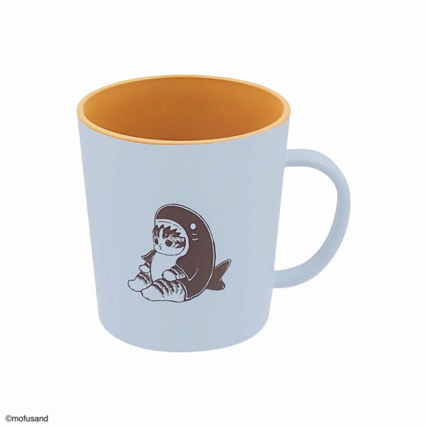 The product title "mofusand マグカップ(さめ)" translates to "mofusand Mug Cup (Shark)" in English