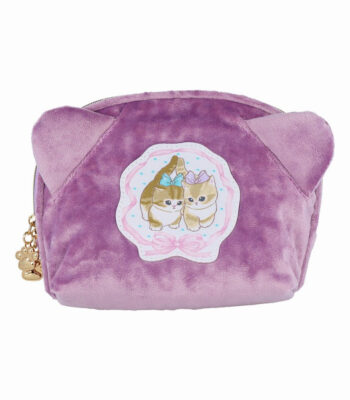 The product title "mofusand ペンポーチ(りぼん)" translates to "mofusand Pen Pouch (Ribbon)" in English