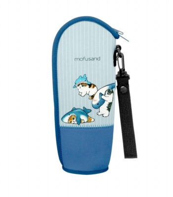 The product title "mofusand ソフトボトルケース(サメにゃん)" translates to "mofusand Soft Bottle Case (Shark Nyan)