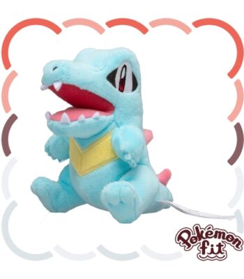 The product title translates to "158 Plush Toy Pokémon Fit Croconaw | [Official] Pokémon Center Online