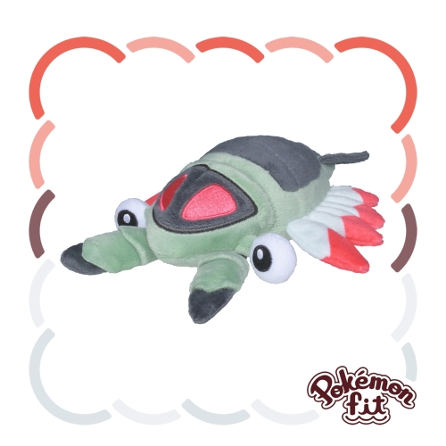 The product title translates to "347 Plush Toy Pokémon Fit Anorith | Official Pokémon Center Online
