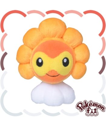 The product title translates to: "351 Plush Toy Pokémon Fit Swablu (Sunny Form) | [Official] Pokémon Center Online
