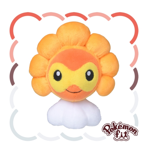 The product title translates to: "351 Plush Toy Pokémon Fit Swablu (Sunny Form) | [Official] Pokémon Center Online