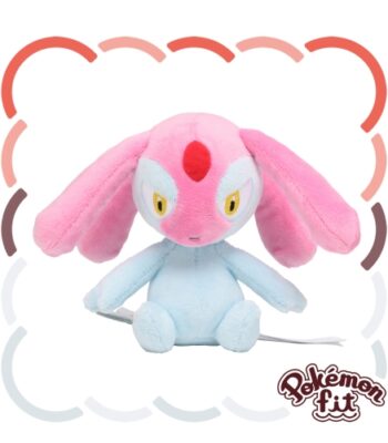 The product title translates to "481 Plush Doll Pokémon Fit Mesprit | [Official] Pokémon Center Online