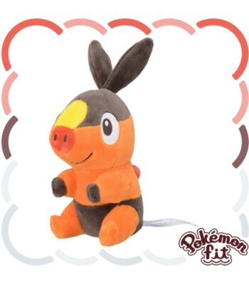 The product title translates to: "498 Plush Toy Pokémon Fit Pokabu | Official Pokémon Center Online