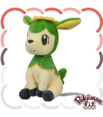 The product title translates to: "585 Plush Toy Pokémon Fit Shikijika (Summer Form) | [Official] Pokémon Center Online