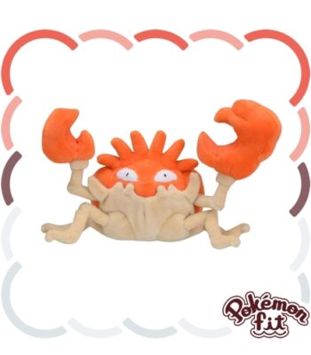 The product title translates to: "99 Plush Toy Pokémon Fit Kingler | Official Pokémon Center Online