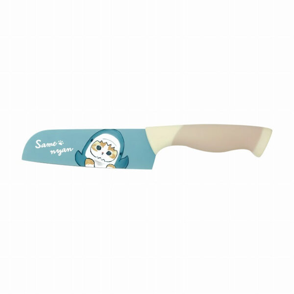 The product title translates to "Mofusand Color Knife (Shark Cat)" in English