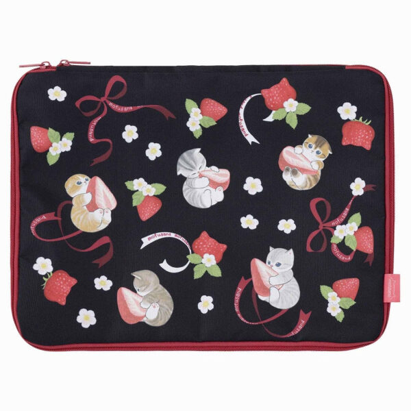The product title translates to "Mofusand Compression Storage Bag Size L (Black)" in English