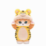 The product title translates to "Mofusand Costume Cat Plush Toy SS (Tiger)" in English