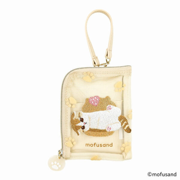 The product title translates to "Mofusand Daily Pouch Flocky (Cat Sweets)" in English