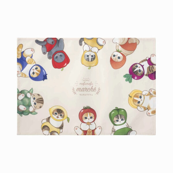 The product title translates to "Mofusand Fluffy Market Lunch Mat (Collection)