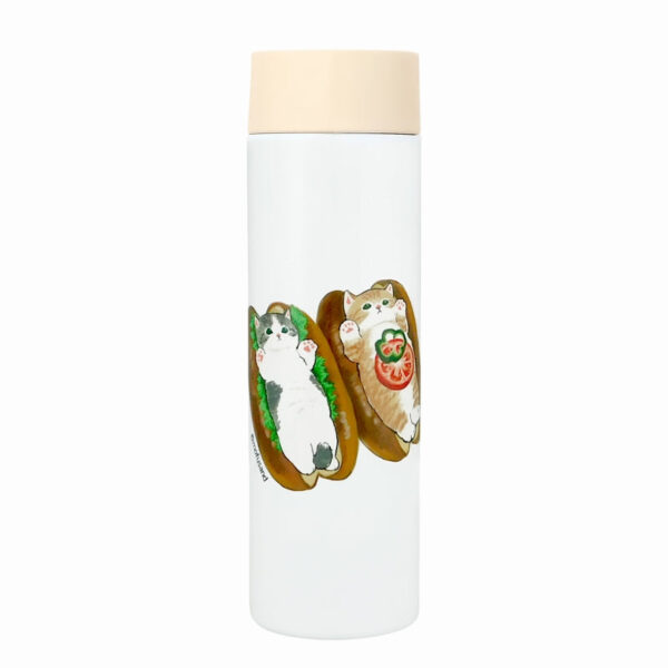 The product title translates to "Mofusand Pocket Mini Magic Bottle 150ml (Sandwich Cat)
