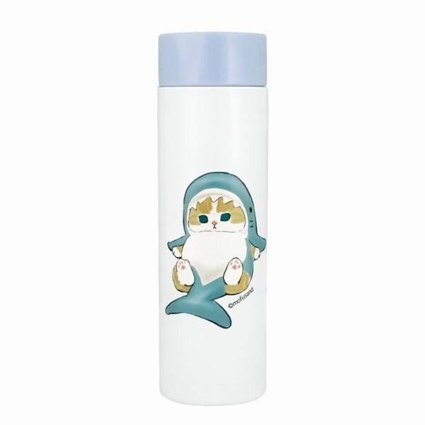 The product title translates to "Mofusand Pocket Mini Magic Bottle 150ml (Shark Cat)