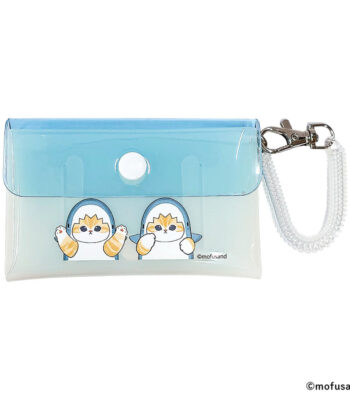 The product title translates to "Mofusand Twin Pouch (Shark Cat)