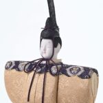 Standing Hina Dolls with Gold High Round Base (ひな人形) - Image 7