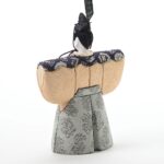 Standing Hina Dolls with Gold High Round Base (ひな人形) - Image 8