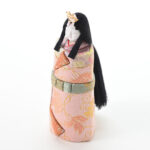 Standing Hina Dolls with Gold High Round Base (ひな人形) - Image 4