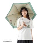 Wpc. Sun and Rain Multi-Use Folding Umbrella with Pouch OTENKI TEAM Vulpix and Leafeon - Image 8