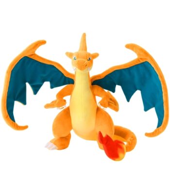The product title translates to "Stuffed Toy Mega Charizard Y | Official Pokémon Center Online