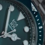 HYAKUICHI 101 No.16N 1.5 inches (38 mm) 20 ATM Water Resistant Automatic Mechanical Ceramic Bezel [Deep Aqua] - Image 4