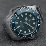 HYAKUICHI 101 No.16N 1.5 inches (38 mm) 20 ATM Water Resistant Automatic Mechanical Ceramic Bezel [Deep Aqua] - Image 5