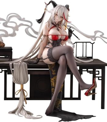 Anigame Azur Lane Aegil Golden Dragon Version. Height Approx. 8.7 inches (220 mm) (including the base, to the top of the head), PVC and ABS 1/6 Scale Complete Figure