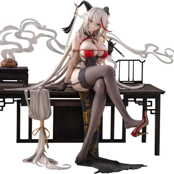 Anigame Azur Lane Aegil Golden Dragon Version. Height Approx. 8.7 inches (220 mm) (including the base, to the top of the head), PVC and ABS 1/6 Scale Complete Figure
