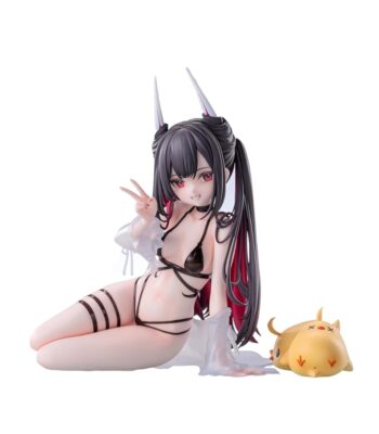 Anigame Azur Lane Hatsuki Love Pattern Version. Total Height Approximately 7.1 inches (180 mm) (not including base), PVC, ABS, 1/6 Scale Fully Painted Figure