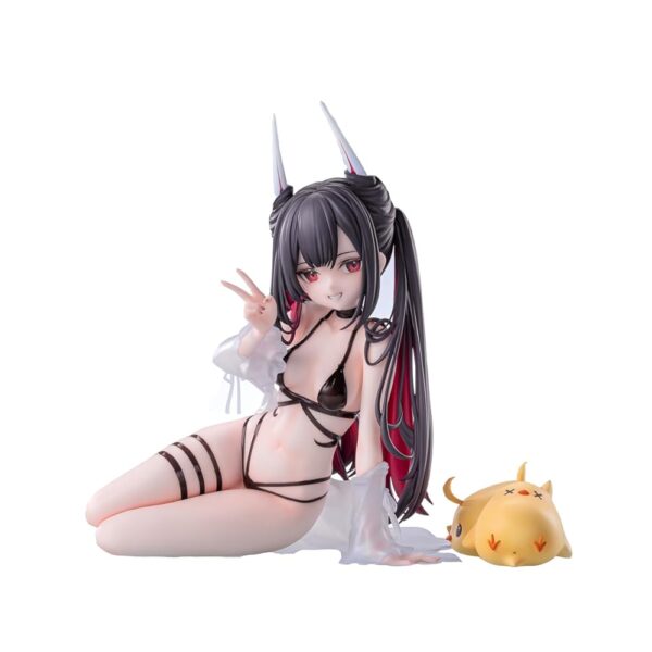Anigame Azur Lane Hatsuki Love Pattern Version. Total Height Approximately 7.1 inches (180 mm) (not including base), PVC, ABS, 1/6 Scale Fully Painted Figure