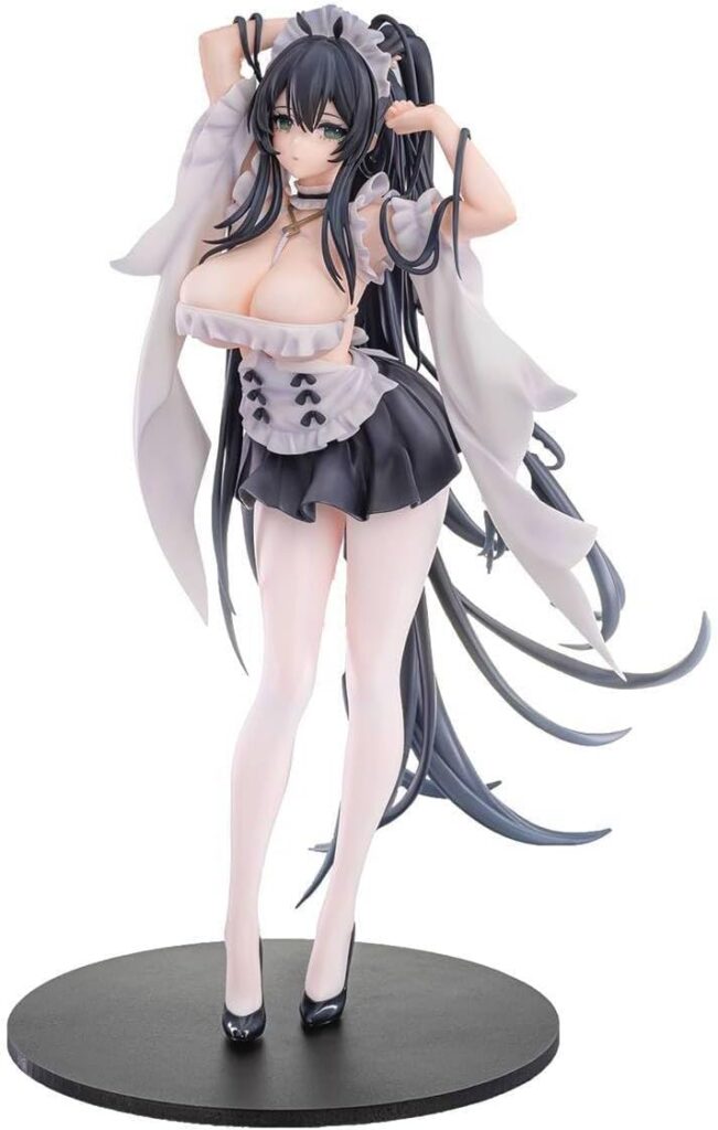 The product title in English is: "AniGame Azur Lane Indomitable Kedaruimaid Sama Ver. 1/6 Scale PVC & ABS Painted Complete Figure