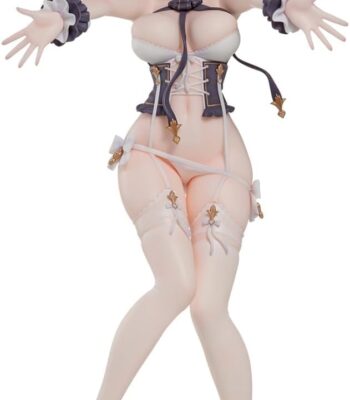 The product title in English is: "Azur Lane Cheshire Body Pillow Cover Illustration Ver.1/6 Scale PVC & ABS Painted Complete Figure