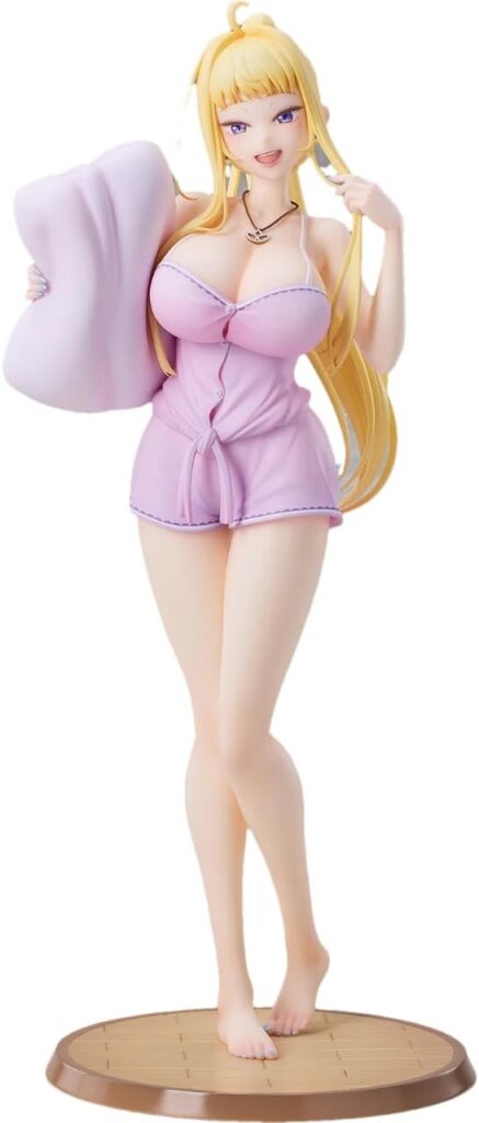 The product title in English is: "Dosanko Gal Hanamaramenkoi Minami Fuyuki Pajamas Ver. 1/6 Scale PVC & ABS Painted Complete Figure