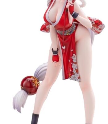The product title in English is: "The King of Fighters 14 Mai Shiranui 1/6 Scale PVC & ABS Painted Complete Figure