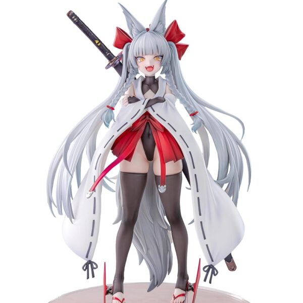 The product title translates to: "AniGame Azur Lane Asanagi 1/6 Scale PVC & ABS Pre-Painted Complete Figure